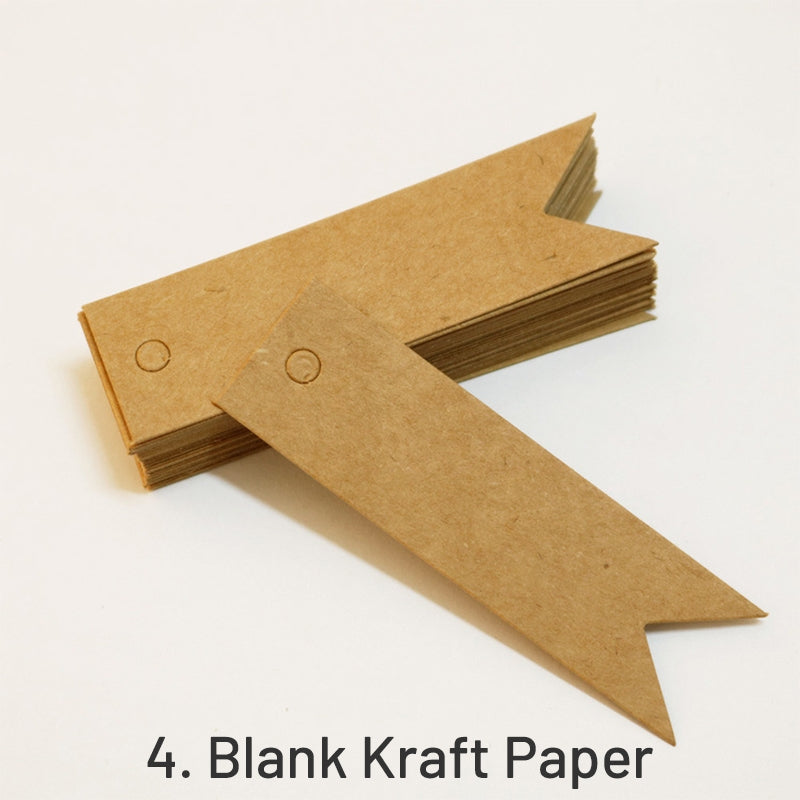 christmas vintage kraft decorative hanging tags sku 4