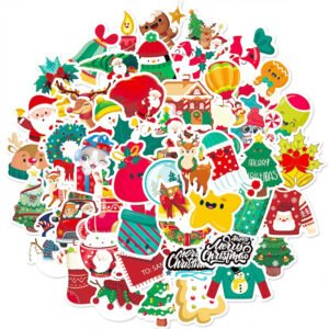 christmas vinyl decorative stickers b5