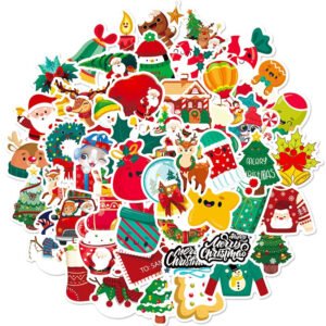 christmas vinyl decorative stickers sku