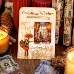 christmas window pet sticker b4