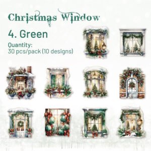 christmas window pet sticker sku 4