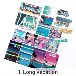 CITYPOP Iridescent Sticker Pack - Travel, Japanese Anime, ACG citypop iridescent sticker pack japanese anime acg sku 1