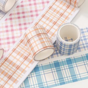 classic grid pattern washi tape b1