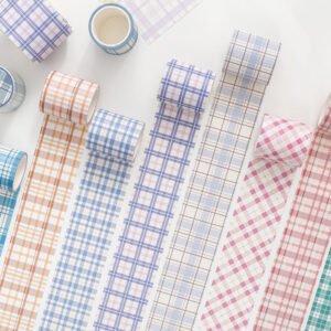 Classic Grid Pattern Washi Tape classic grid pattern washi tape b4