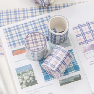 Classic Grid Pattern Washi Tape classic grid pattern washi tape b5
