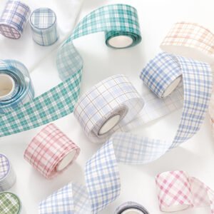 Classic Grid Pattern Washi Tape classic grid pattern washi tape b6