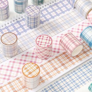 Classic Grid Pattern Washi Tape classic grid pattern washi tape b7