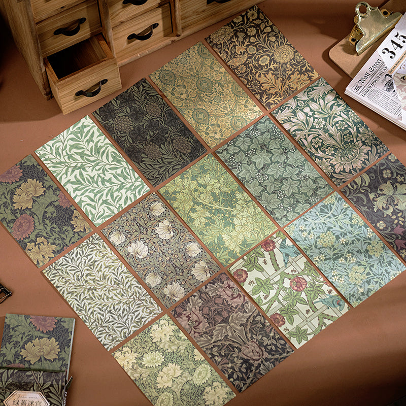 classic william morris pattern vintage boxed decorative paper b2