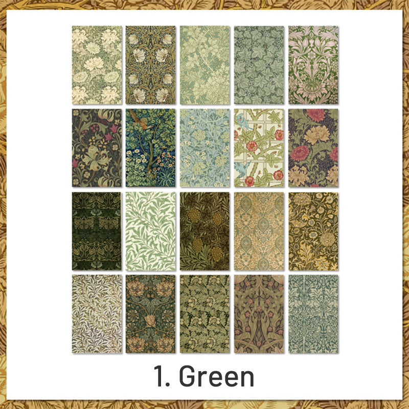 classic william morris pattern vintage boxed decorative paper sku 1