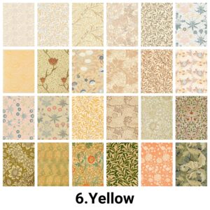 Classic William Morris Pattern Vintage Decorative Paper classic william morris pattern vintage decorative paper yellow