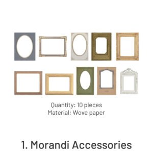 classical binding vintage hollow collage stickers sku 1