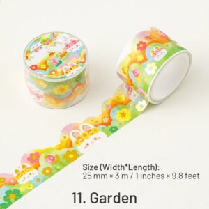 cloud hot stamping washi tape rabbit bear heart moon star sku 11