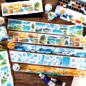 coastal scene decorative tape3