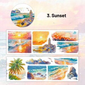 coastal scene decorative tape8