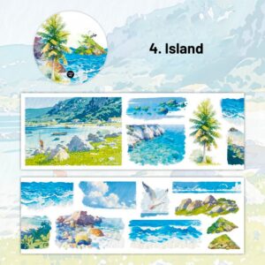 coastal scene decorative tape9