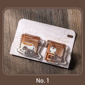 coffee nostalgia acrylic clips sku 1