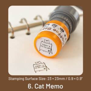 Coffee Print Series Self-Inking Stamp coffee print series self inking stamp sku 6
