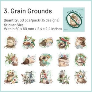 coffee shop themed pet stickers sku 3