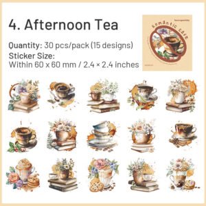 coffee shop themed pet stickers sku 4