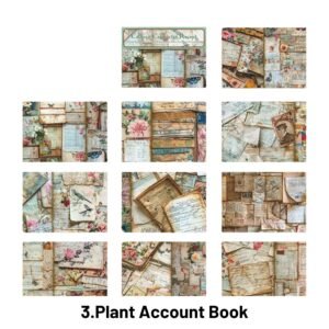 collage collection series retro 3d lightweight paper 20