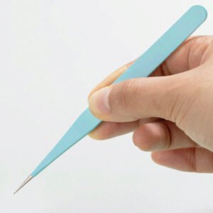 colored stainless steel diy craft tweezer c2