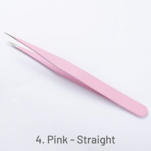colored stainless steel diy craft tweezer sku 4
