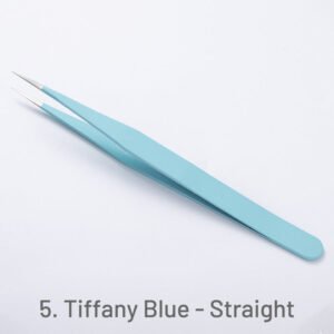 colored stainless steel diy craft tweezer sku 5