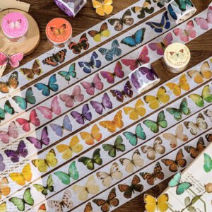 Colorful and Vibrant Butterflies Washi Tape
