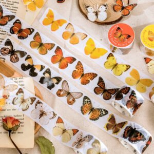 Colorful and Vibrant Butterflies Washi Tape colorful and vibrant butterflies washi tape b1