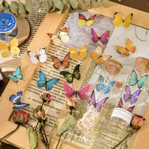 Colorful and Vibrant Butterflies Washi Tape colorful and vibrant butterflies washi tape b2