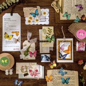 Colorful and Vibrant Butterflies Washi Tape colorful and vibrant butterflies washi tape b3