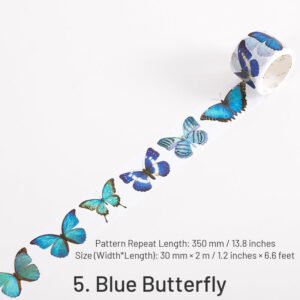 Colorful and Vibrant Butterflies Washi Tape colorful and vibrant butterflies washi tape sku 5