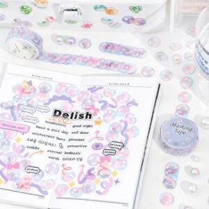 colorful bubble washi stickers b4