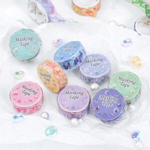 colorful bubble washi stickers b5