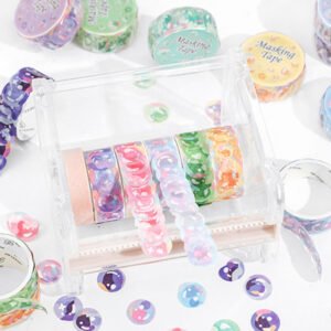 colorful bubble washi stickers b6