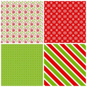 Colorful Christmas Collage Scrapbook Paper colorful christmas collage scrapbook paper c