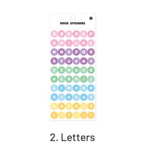 Colorful Fantasy Alphabet Symbol Holographic Vinyl Sticker colorful fantasy alphabet symbol holographic pvc sticker sku 2