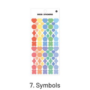 Colorful Fantasy Alphabet Symbol Holographic Vinyl Sticker colorful fantasy alphabet symbol holographic pvc sticker sku 7