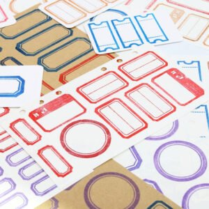 Colorful Labels Soft Silicone Stamp colorful labels soft silicone stamp b3