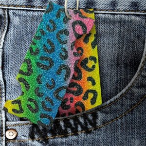 Colorful Pattern Frosted Glitter Paper colorful pattern frosted glitter paper b2