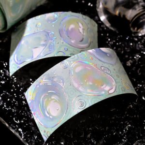 colorful realm series holographic washi tape c2