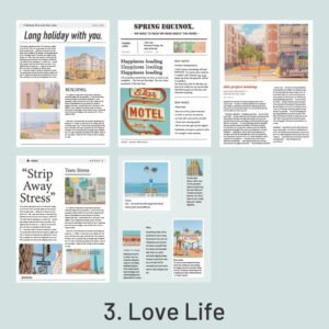 coming to you retro collage background decorative paper book sku 3