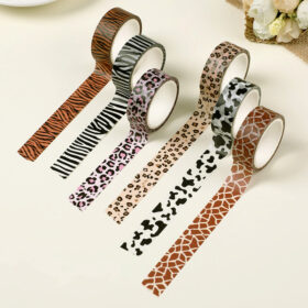 Cool Animal Print Pattern Washi Tape Set
