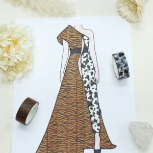 Cool Animal Print Pattern Washi Tape Set cool animal print pattern washi tape set b3