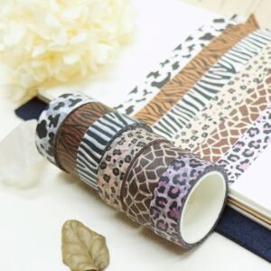 Cool Animal Print Pattern Washi Tape Set cool animal print pattern washi tape set b4