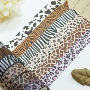 Cool Animal Print Pattern Washi Tape Set cool animal print pattern washi tape set c 000