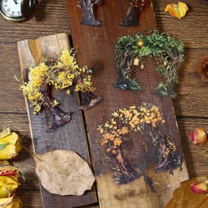 Countryside Trees Seasons Clear Transparent Stickers countryside trees seasons pet stickers b4