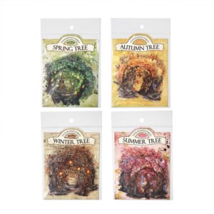 Countryside Trees Seasons Clear Transparent Stickers countryside trees seasons pet stickers b7