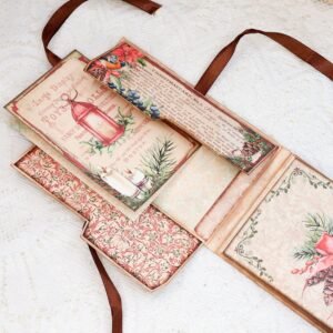 cozy christmas junk journal and add ons booklet folio craft kit cozy christmas junk journal and add ons booklet folio craft kit 006