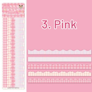 Creative Colorful Plaid Border Washi Sticker Pack creative colorful plaid border washi sticker pack sku 3
